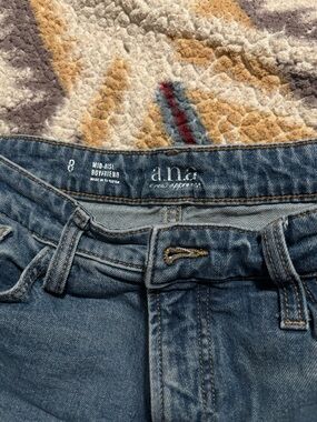 a.n.a Mid-Rise Boyfriend Jeans - Blue Denim